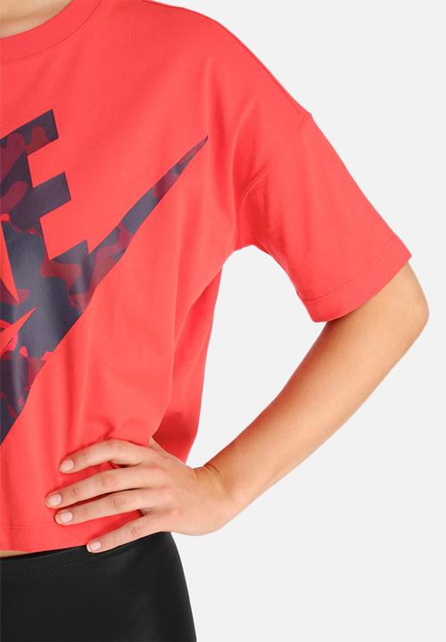 Nike - Nike Cropped Camo Tee