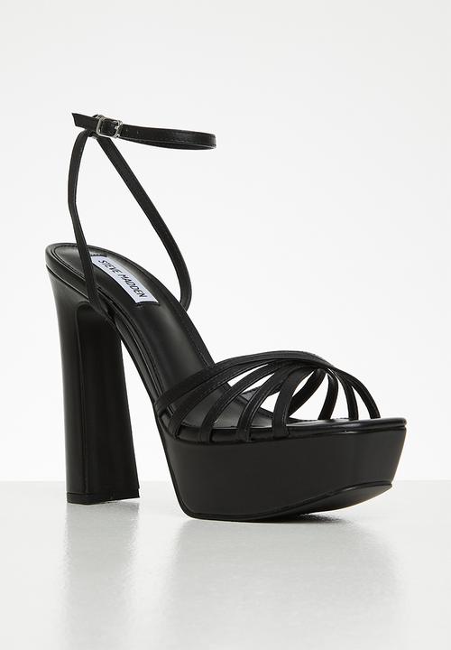 Steve Madden - Diamante platform heel - black