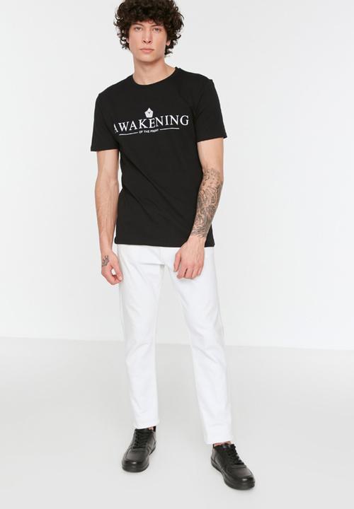 Trendyol - Awakening T-shirt - black
