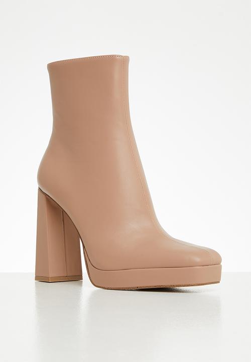Steve Madden - Felicity platform boot - blush