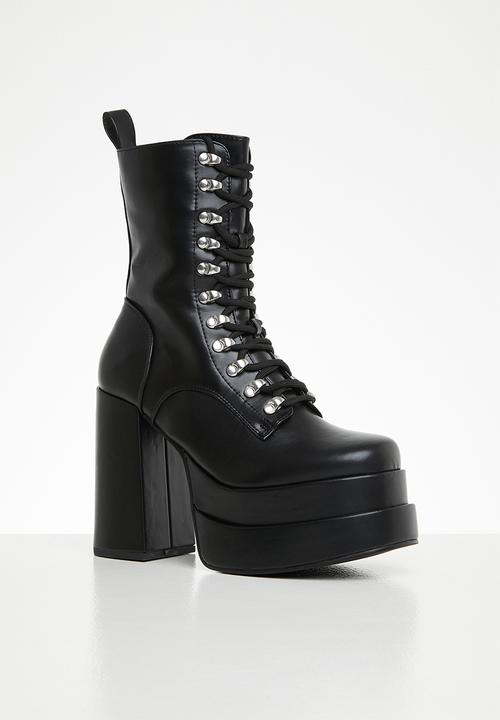 Steve Madden - Clash platform boot - black