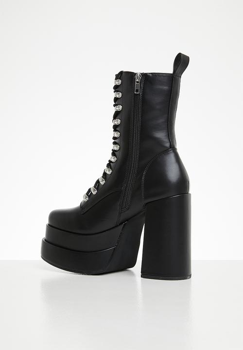 Steve Madden - Clash platform boot - black