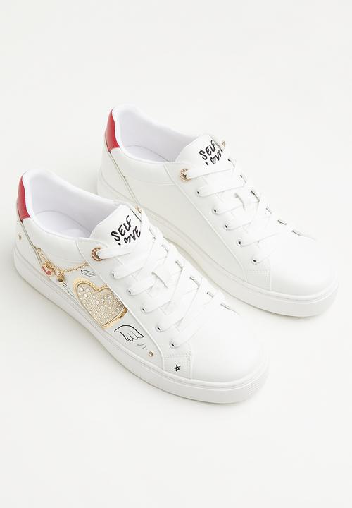 ALDO - Landscape sneaker - white & black