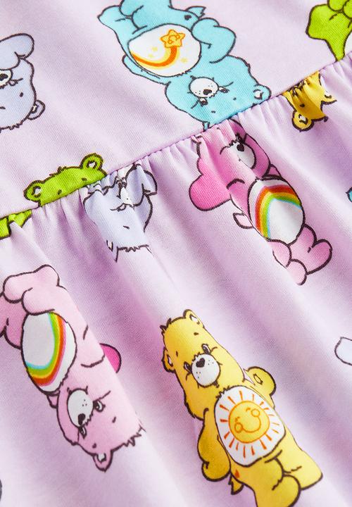 H&M - Patterned cotton dress - light purple/care bears
