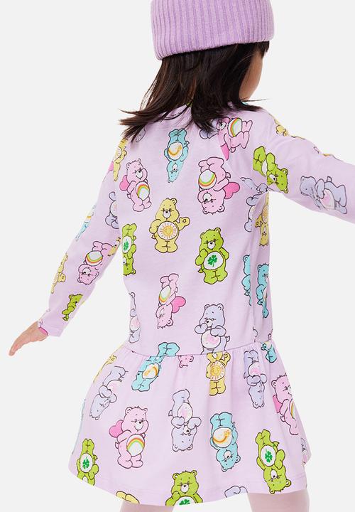 H&M - Patterned cotton dress - light purple/care bears