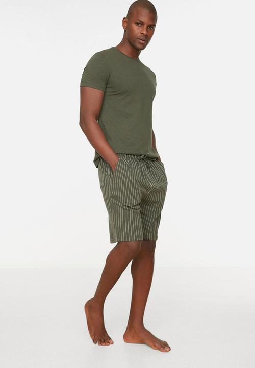 Trendyol - Essential sleep set - khaki