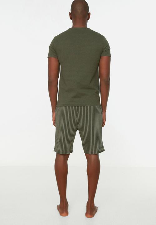 Trendyol - Essential sleep set - khaki