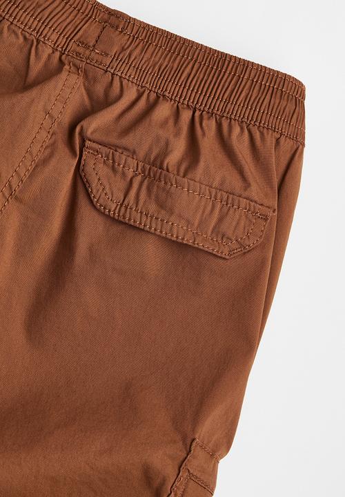 H&M - Lined cargo trousers - brown