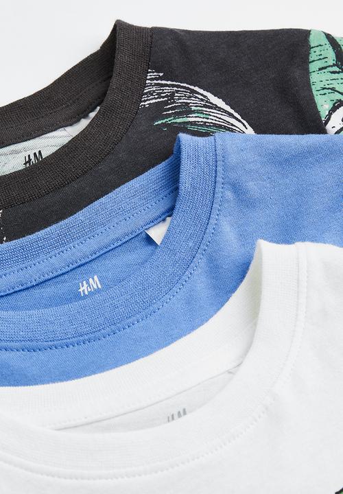 H&M - 3-pack printed T-shirts - multi 