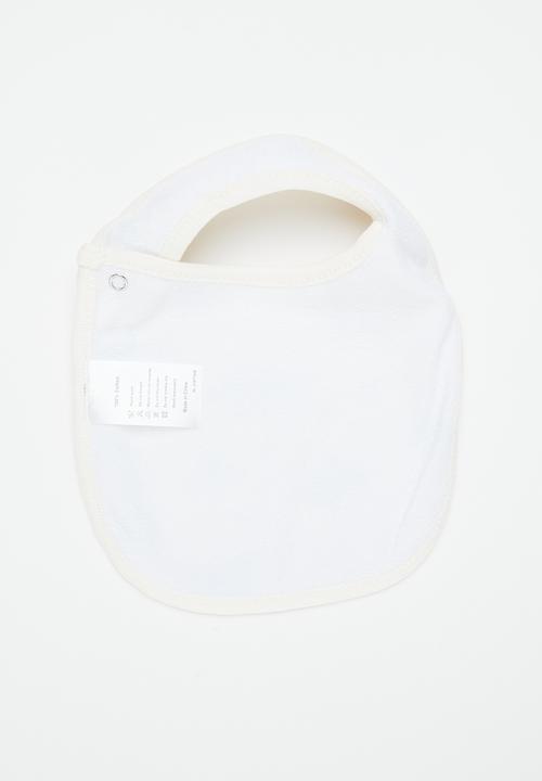 Pop Candy - Baby 2 pack bib - cream
