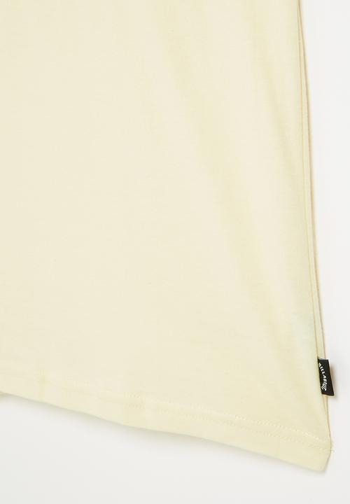 Billabong  - Crayon wave short sleeve - mellow yellow