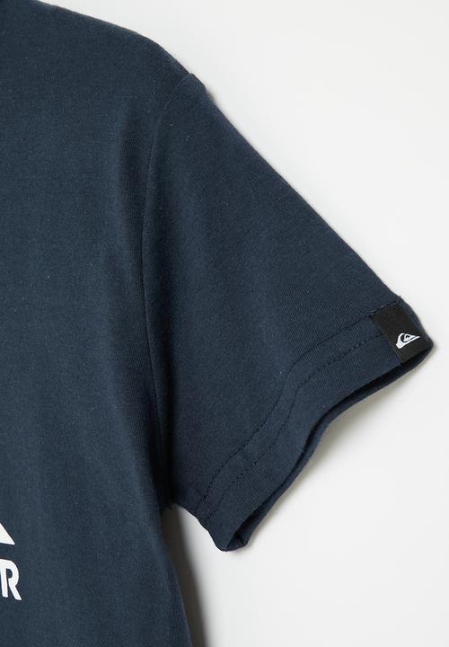 Quiksilver - Corp logo short sleeve boys - navy blazer