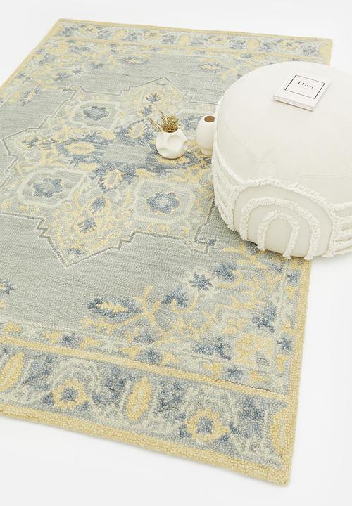 Sixth Floor - Enasta cut loop rug - blue