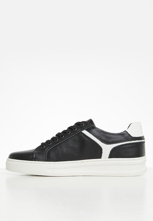Steve Madden - Mccord leather - black/white