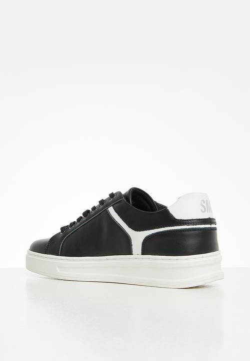 Steve Madden - Mccord leather - black/white