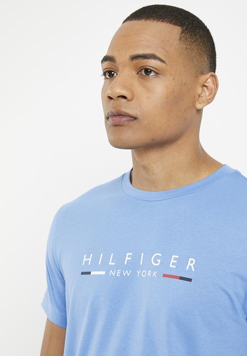 Tommy Hilfiger - Hilfiger New York tee - sky cloud