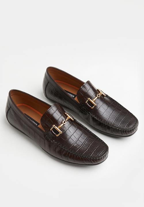 Steve Madden - Derik croco leather - brown croco
