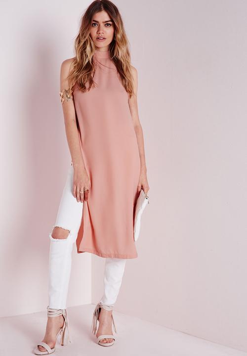 Missguided - High Neck Split Side Cami