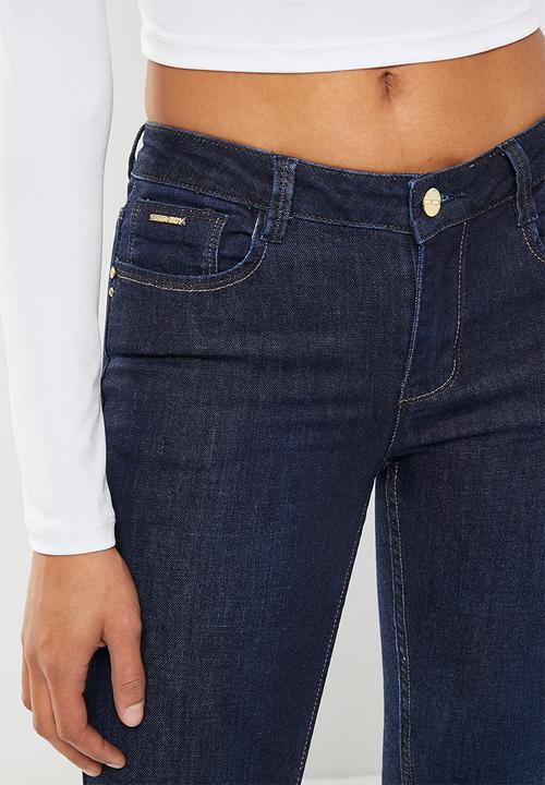 SISSY BOY - Cindy: jon jon skinny with buckle detail - dark vintage
