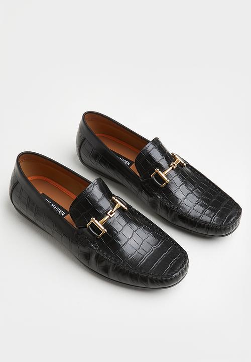 Steve Madden - Derik croco leather - black croco