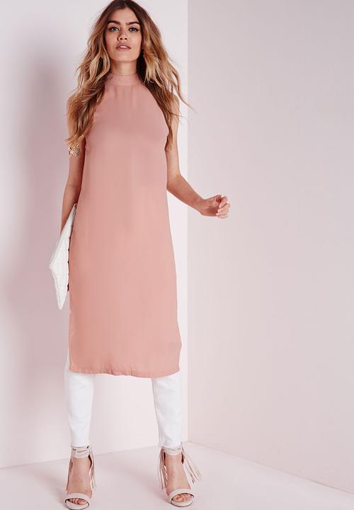 Missguided - High Neck Split Side Cami