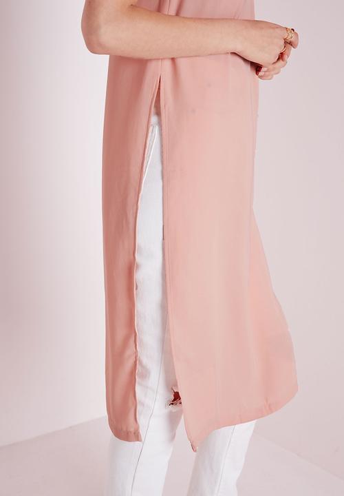 Missguided - High Neck Split Side Cami