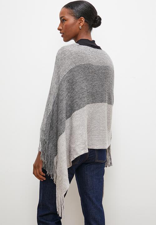 edit - Laurel poncho - grey