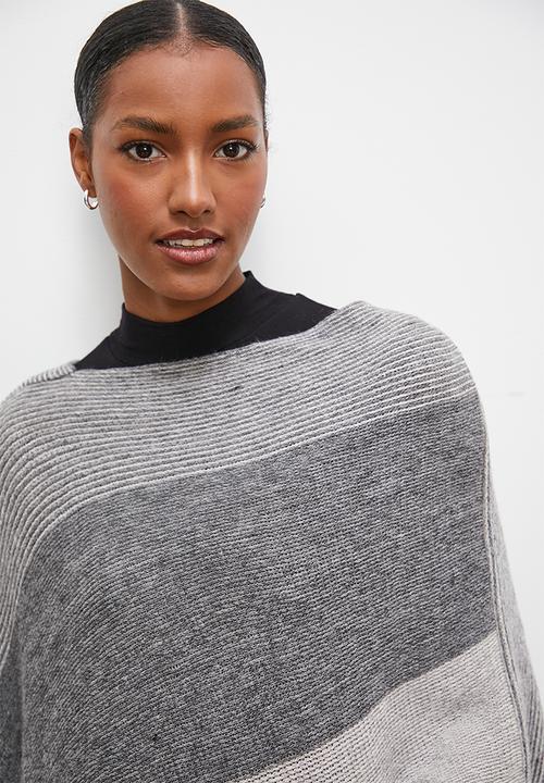 edit - Laurel poncho - grey