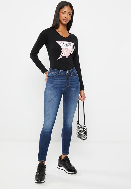 GUESS - High rise jean - dark wash