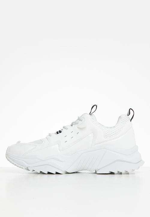 Steve Madden - Wando pu + microsuede - white multi