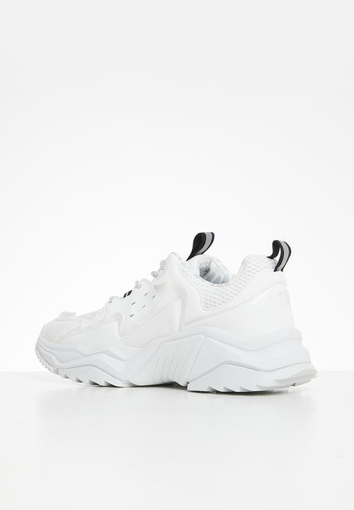 Steve Madden - Wando pu + microsuede - white multi