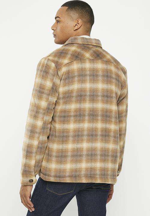 O'Neill - Cruz jacket - check camel toast