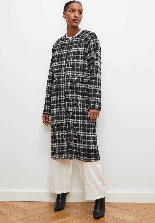 edit - Zip coat - grey check