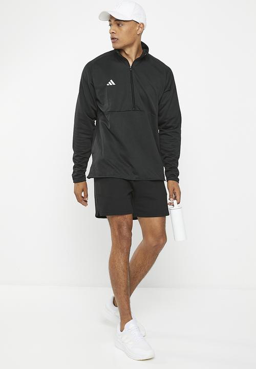 adidas Performance - M l/s kn 1/4jkt - black/white