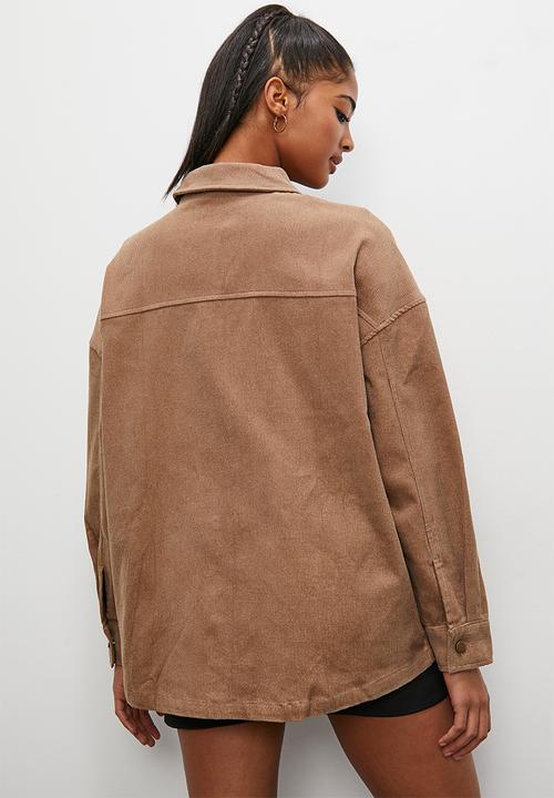 Blake - Corduroy overshirt - tan