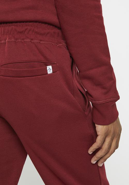 Original Penguin - Penguin logo trackpant - cabernet