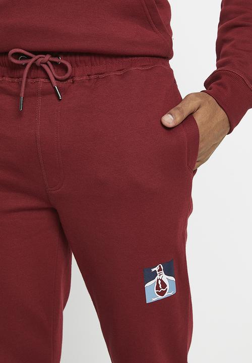 Original Penguin - Penguin logo trackpant - cabernet