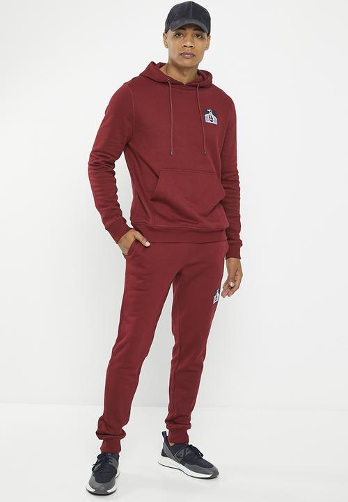 Original Penguin - Penguin logo trackpant - cabernet