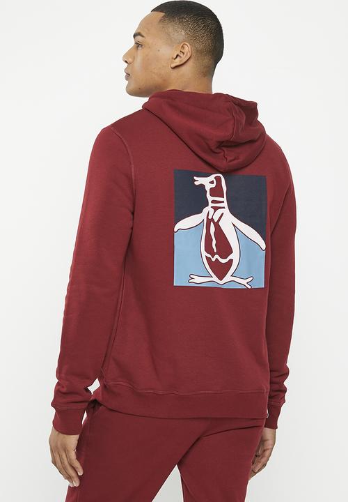 Original Penguin - Penguin racing fleece pullover - cabernet