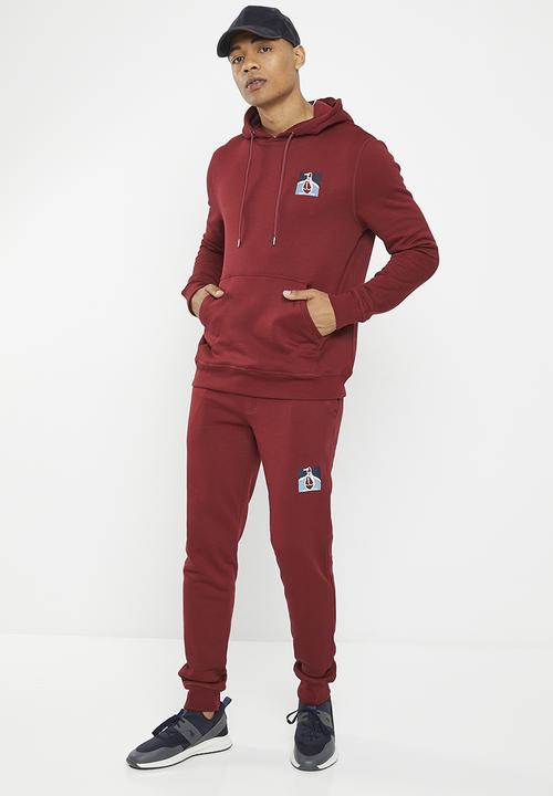 Original Penguin - Penguin racing fleece pullover - cabernet
