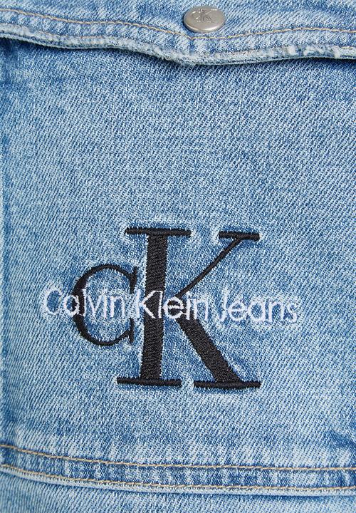 Calvin Klein - Plus Utility shirt jacket - denim light