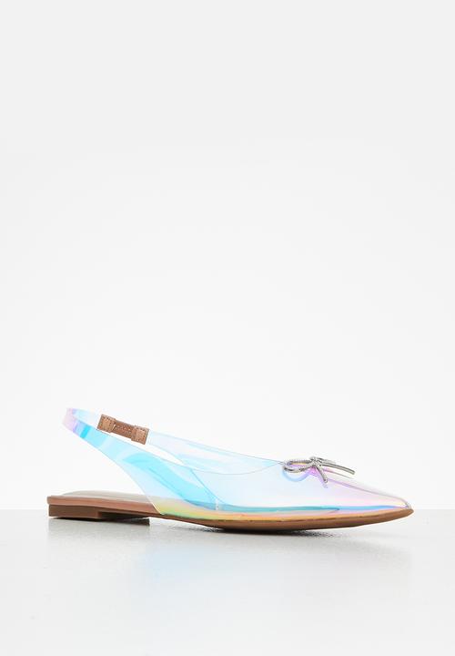 Call It Spring - Glitzie slingback - silver irridescent