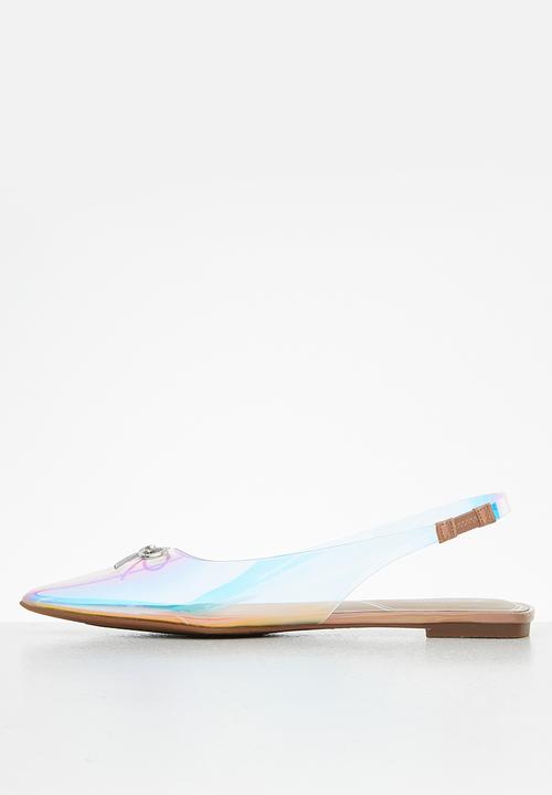 Call It Spring - Glitzie slingback - silver irridescent