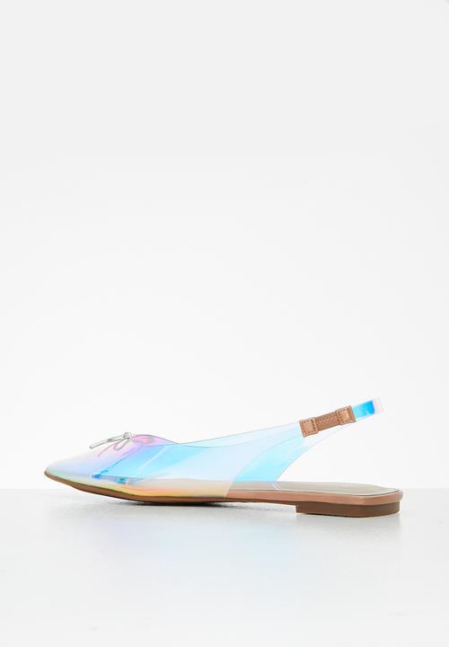 Call It Spring - Glitzie slingback - silver irridescent
