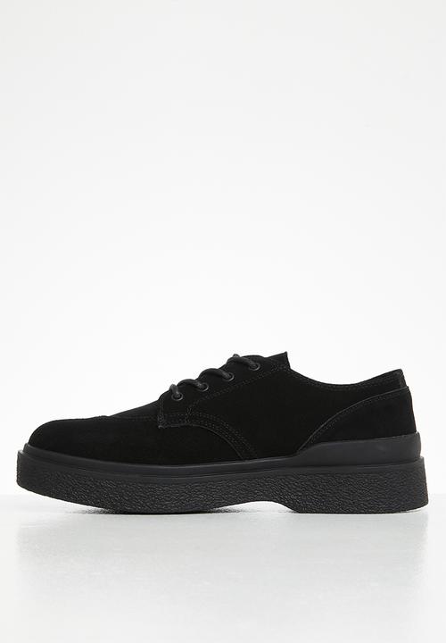 Jonathan D - J ray genuine suede derby - black
