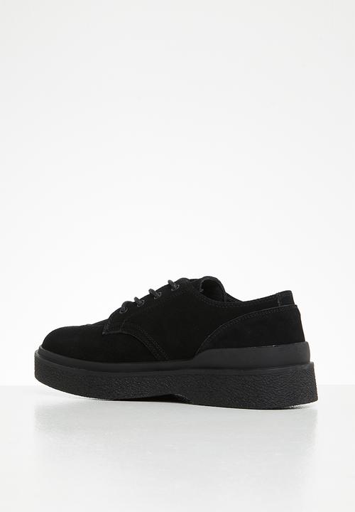 Jonathan D - J ray genuine suede derby - black