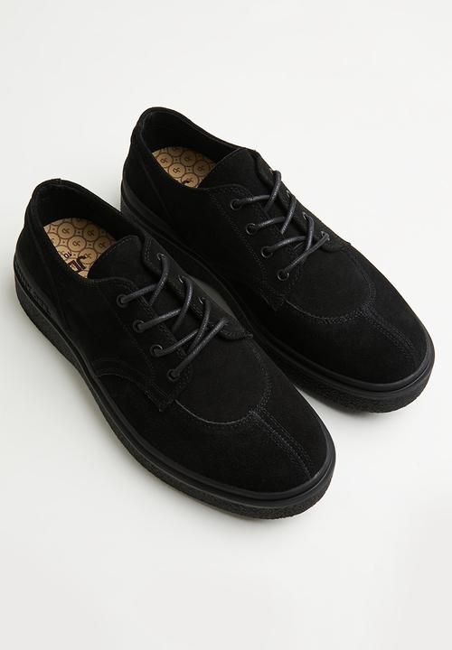 Jonathan D - J ray genuine suede derby - black