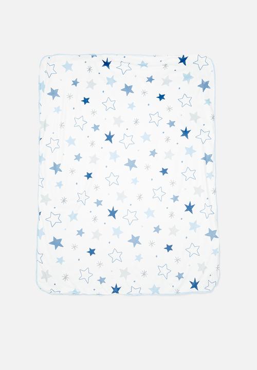 Pop Candy - Star blanket - blue & white