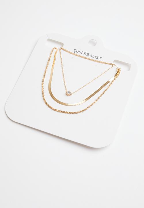 Superbalist - Lyra layered necklace - gold