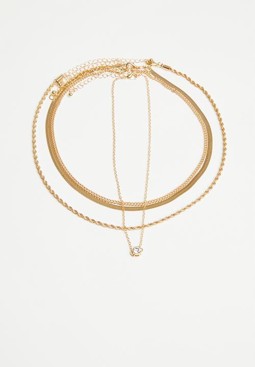 Superbalist - Lyra layered necklace - gold